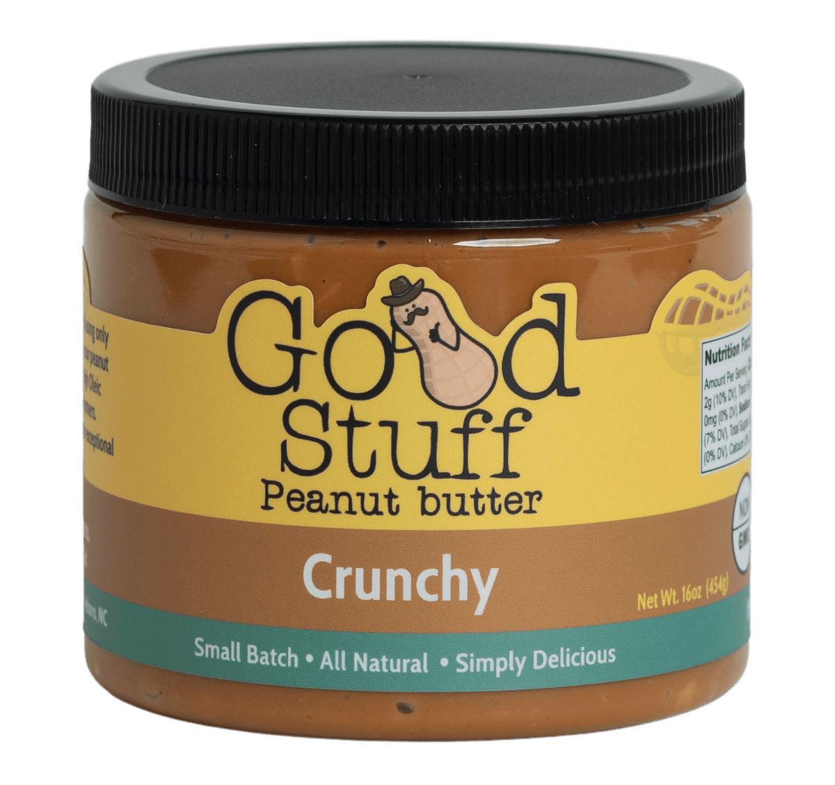 Crunchy peanut butter jar for build a case